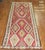 Early 20th century tribal geometric wide gallery size runner Measures: 4'10" x 12'3".