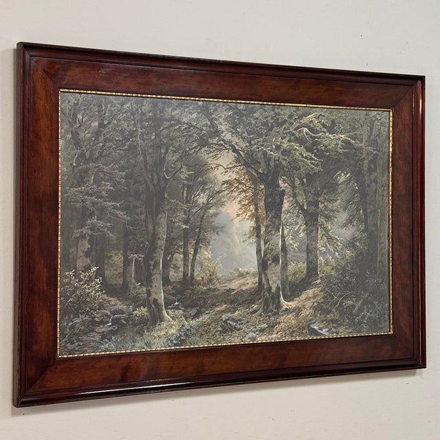 19th Century Framed Charcoal Landscape by Heinrich Böhmer (1852–1930) For Sale - Image 4 of 16