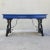 1970s Mid-Century Writing Desk Painted Sapphire Blue & Black For Sale - Image 12 of 13