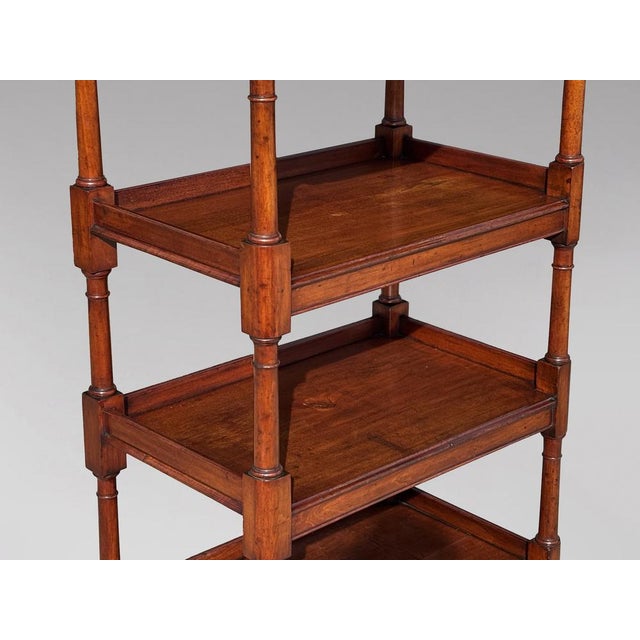 Antique George IV Mahogany Whatnot, 1820 For Sale - Image 3 of 10