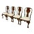 Set of 4 High End South Hampton Traditional Style Dining Side Chairs For Sale