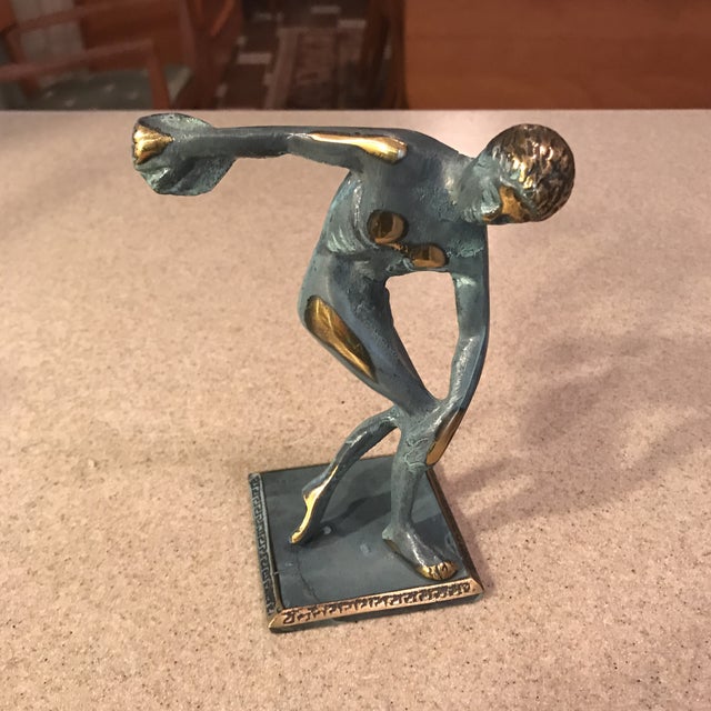 Ancient Greek Bronze Statue of Discus Thrower of Myron ...