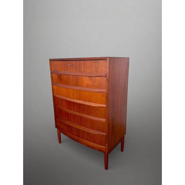 1960s Mid-Century Modern Scandinavian Teak Chest of Drawers, 1960s For Sale - Image 5 of 18