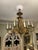 Beautiful ornate electric chandelier, formerly a gasolier, French Circa 1840. Scrolled volutes and acanthus leaves...