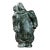 Vintage Folk Hand Carved Inuit Figurative Serpentine Green Marble Sculpture For Sale