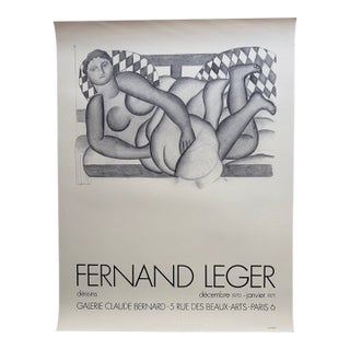 Fernand Léger (1881–1955), Dessins, 1970, Exhibition Poster, Printed in France For Sale