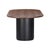 2020s Marlow Black Wood Oval Dining Table For Sale - Image 5 of 10