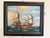 Paint Original Marine Naval Battle Oil Painting Sailing Ships Seascape Framed, Signed For Sale - Image 7 of 11