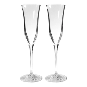 Waterford Champagne Toasting Flutes, a Pair