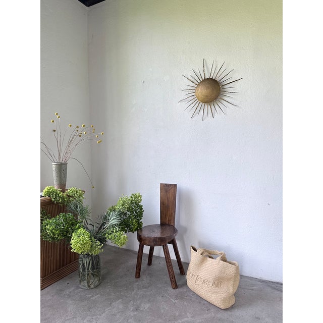 Sun Wall Sconce, 1950s For Sale - Image 6 of 18