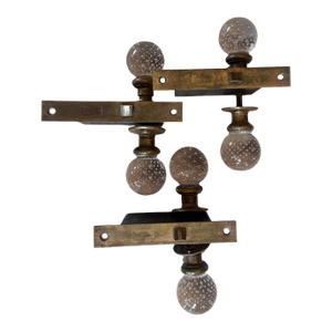 Pairpoint Control Bubble Corbin Locksets and Knobs, Pat 11/19/1878