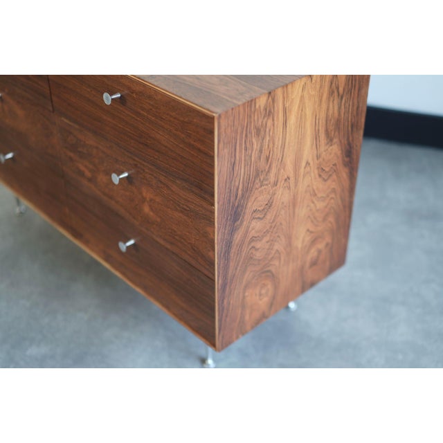 Rosewood Thin Edge Dresser by George Nelson for Herman Miller, C. 1950s For Sale In New York - Image 6 of 7