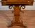 1900s Antique English Hepplewhite Burl Walnut & Leather Top Carlton Writing Desk For Sale - Image 15 of 18