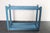 Farmhouse Primitive American Robin's Egg Blue Painted Wood Umbrella or Cane Stand For Sale - Image 3 of 17