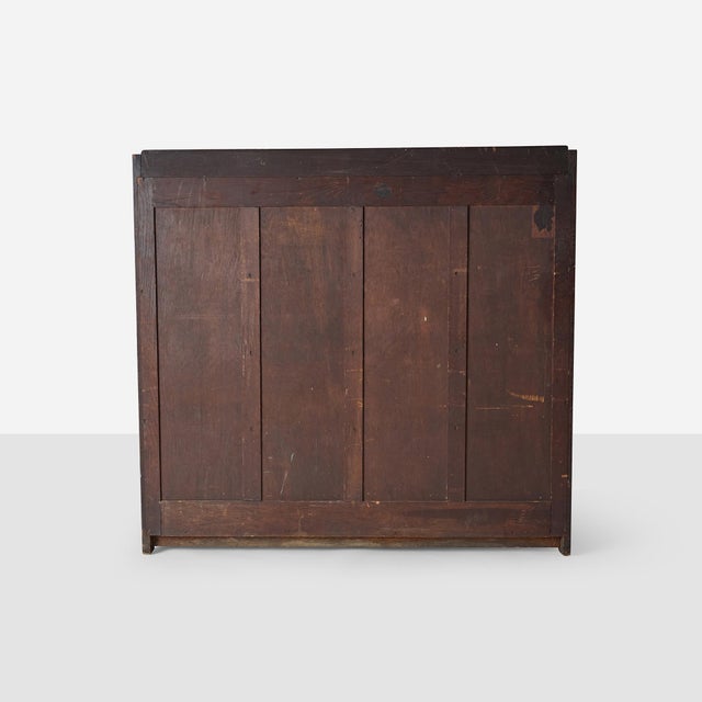1910s Large Two-Door Bookcase by Gustav Stickley For Sale - Image 9 of 15