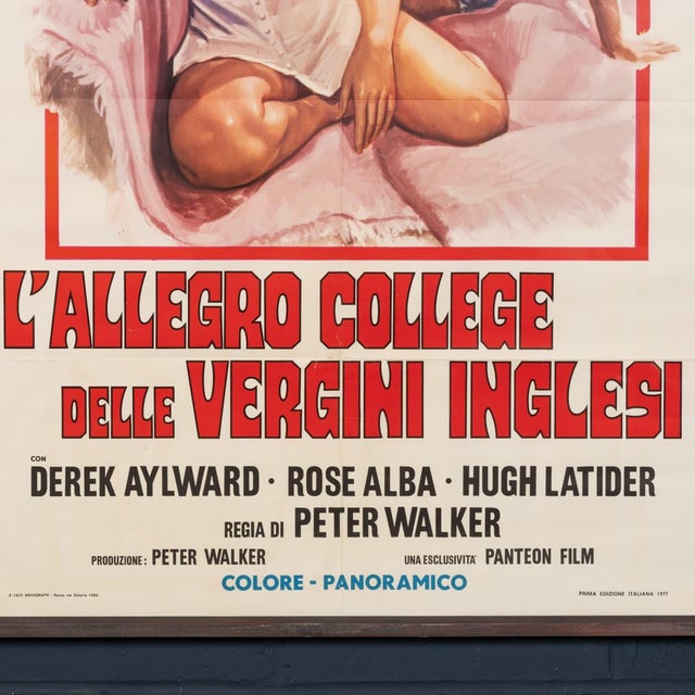1970s Vintage Italian Film Poster in Paper, 1973 For Sale - Image 5 of 18