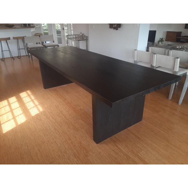 Restoration Hardware Reclaimed Russian Oak Dining Table | Chairish