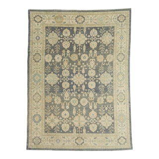 Turkish Oushak Antique Look Rug 10'5" x 14'3" #21310 For Sale