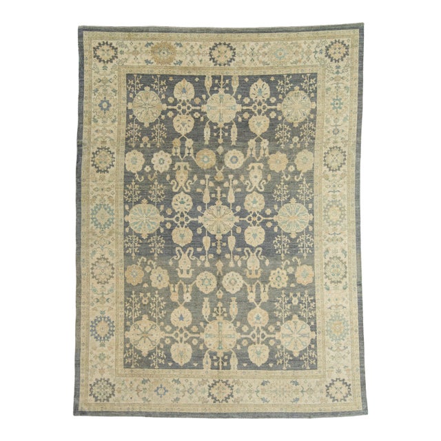 Turkish Oushak Antique Look Rug 10'5" x 14'3" #21310 For Sale