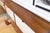 Florence Knoll Pair of Vintage 1960s Florence Knoll Floating Credenzas Walnut & White Laminate For Sale - Image 4 of 15