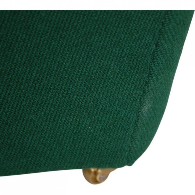 Set of The Tired Man Lounge Chair with Ottoman in Green Hallingdal Fabric by Fleming Lassen For Sale - Image 11 of 18