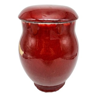 Chinese Sang De Boeuf (Oxblood) Glaze Jar For Sale