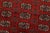 Textile Bokhara Rug 4’2” X 6’1” Red Wool Tribal Hand-Knotted Oriental Carpet For Sale - Image 7 of 11