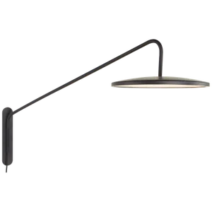 Peter Bristol for Visual Comfort Signature Dot 16" Articulating Wall Light in Matte Black