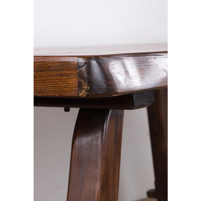 Large Brutalist Style Dining Table by Olavi Hänninen for Mikko Nupponen, 1960 For Sale - Image 4 of 18