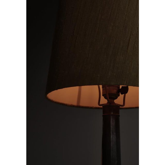 Art Nouveau Pewter No. 696 Table Lamp by Just Andersen, Denmark, 1930s For Sale - Image 6 of 15