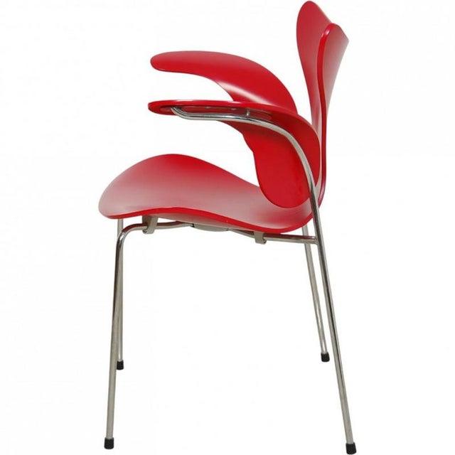 Red 3208 Lily Armchair by Arne Jacobsen, 2007 For Sale - Image 17 of 18