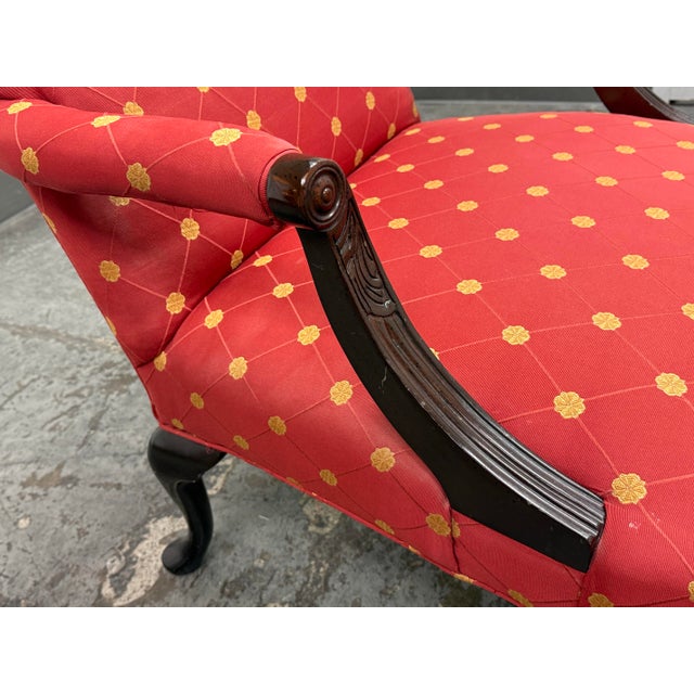 Sherrill Furniture Chippendale Style Claw Foot Armchair For Sale - Image 10 of 12