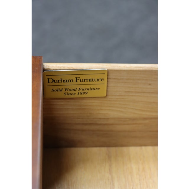 Durham Furniture Cherry Louis Philippe Style Nightstand For Sale - Image 11 of 13