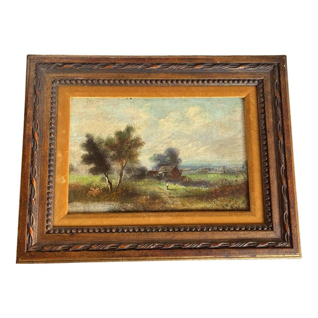 French Countryside Painting For Sale
