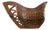Antique Hand Carved Yugoslavian Folk Art Wood / Treen Wedding Cup / Vessel For Sale