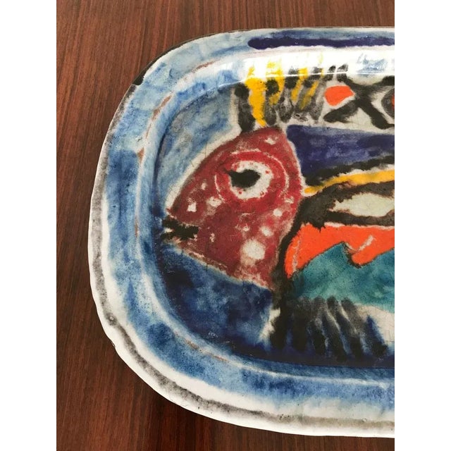 Italian Ceramic Dish by Giovanni De Simone, 1950s For Sale - Image 6 of 10
