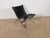 1980s Leather Scissor Chair by Antonio Citterio for Flexform Italia, Circa 1980s For Sale - Image 5 of 18
