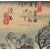 Early 20th Century Vintage Japanese Woodblock Print - Hiroshige Riverside Boat Scene - Framed Art For Sale - Image 5 of 6