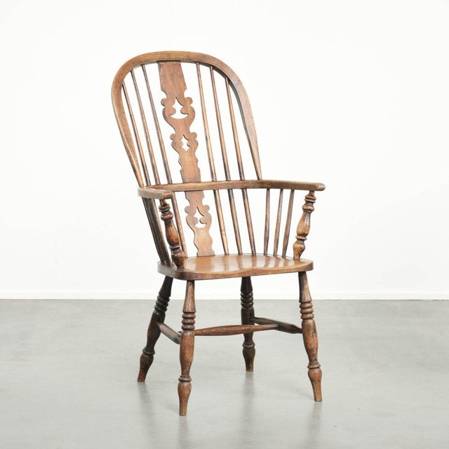 Antique English Spindle Chair, 1800s For Sale - Image 15 of 15