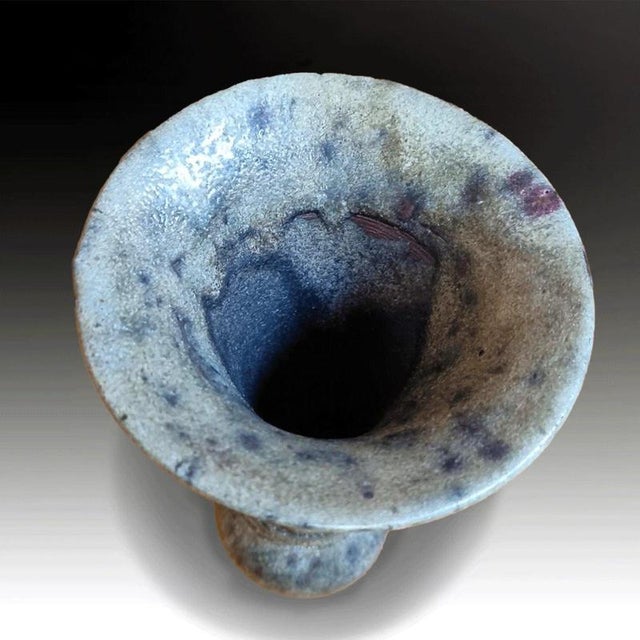 2000 - 2009 Antique Southern Song or Yuan Dynasty Chinese Black Pottery Gu Form Vase For Sale - Image 5 of 8