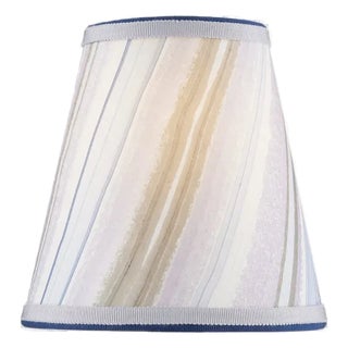Currey & Company Marble Paper Tapered Chandelier Shade - Lavender Agate For Sale
