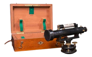 1950s Vintage Brass Surveyor's Level
