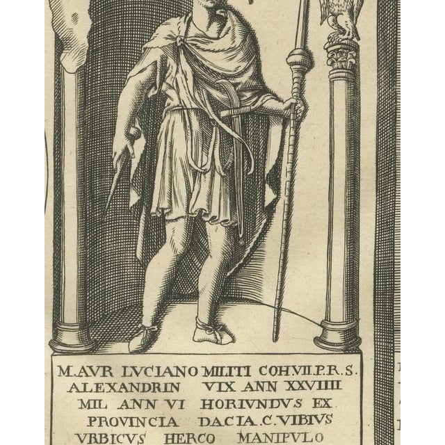 Montfaucon, Roman Soldiers on Engraved Gems and Inscribed Tombstones, 1722, Engraving For Sale - Image 4 of 8