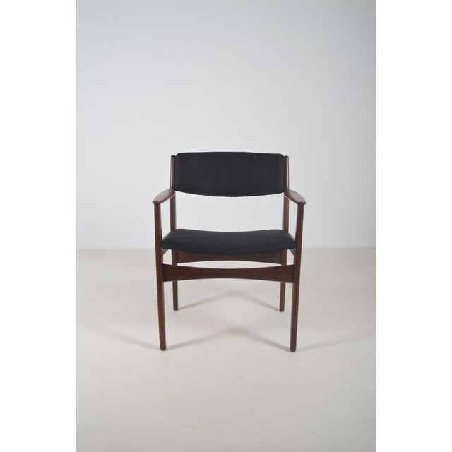 Mid-Century Modern Danish Office Chair by Poul Volther for Frem Røjle, 1950s For Sale - Image 3 of 10