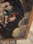 Antique Spanish Colonial Painting on Canvas Under Glass For Sale - Image 4 of 12