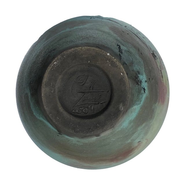 Contemporary Sculpture Glazed Vase For Sale In Los Angeles - Image 6 of 7