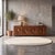 Brown Vintage French Brutalist Sideboard, 1970s For Sale - Image 8 of 13