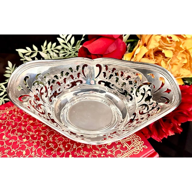 Vintage Tiffany Sterling Silver Bowl / Nut Dish Monogramed Chairish