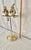 Mid 20th Century Mid-Century Hollywood Regency Solid Brass Lovebirds on Perch Stand For Sale - Image 5 of 16