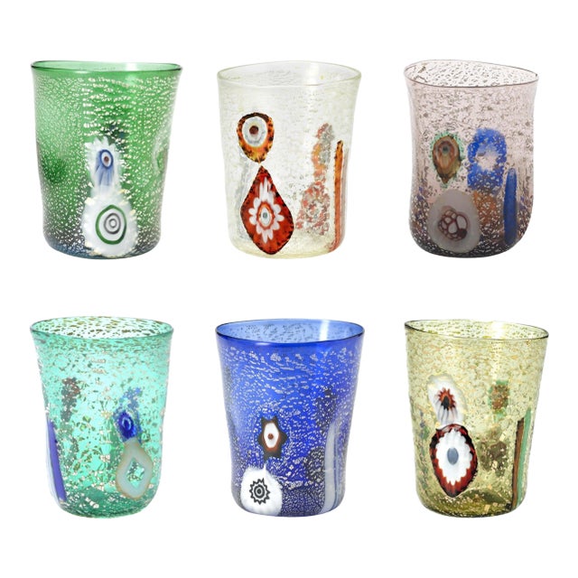 Bicchieri di Murano Tumblers - Mixed Set of 6 For Sale